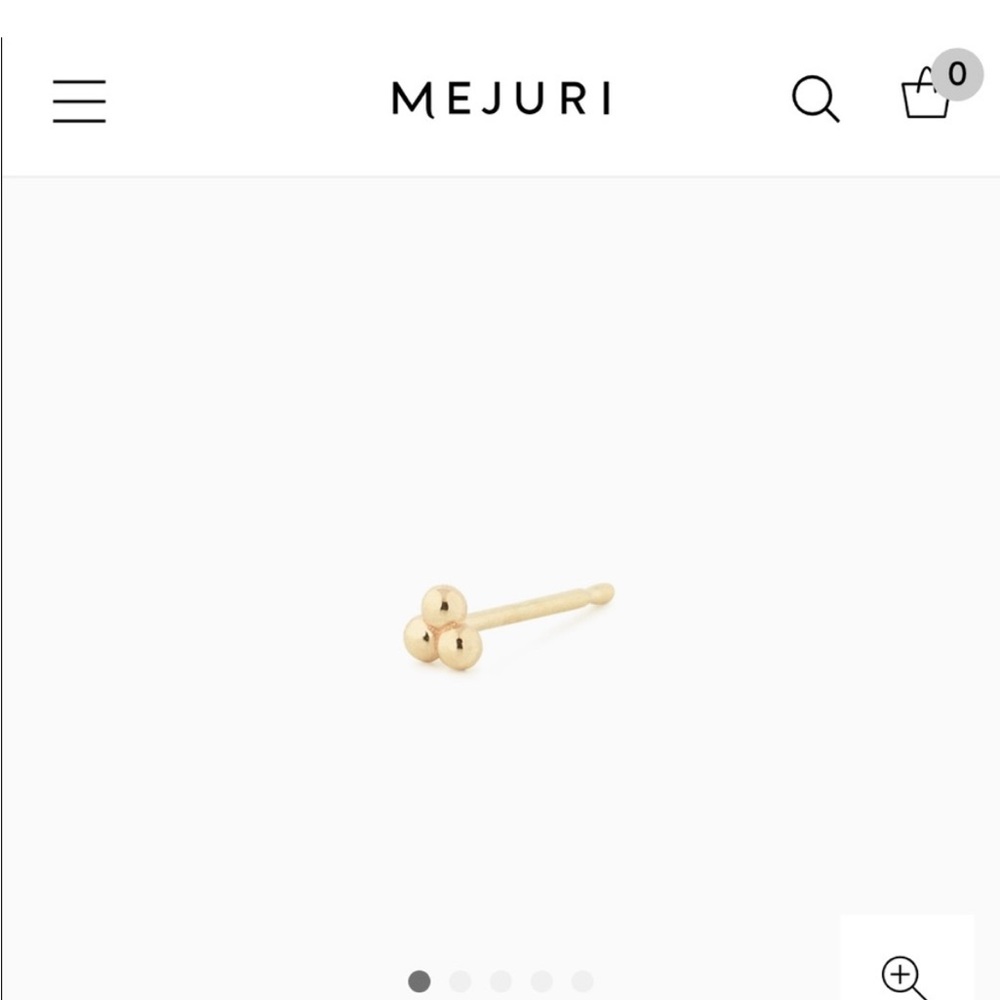 ISO: old version of Mejuri’s cluster trio studs
